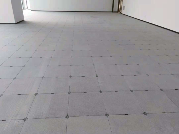 FlexFloor raised flooring tiles installation
