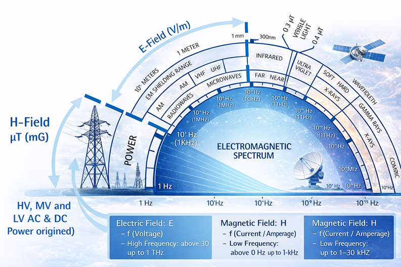 FlexShield electromagnetic spectrum and shielding reference